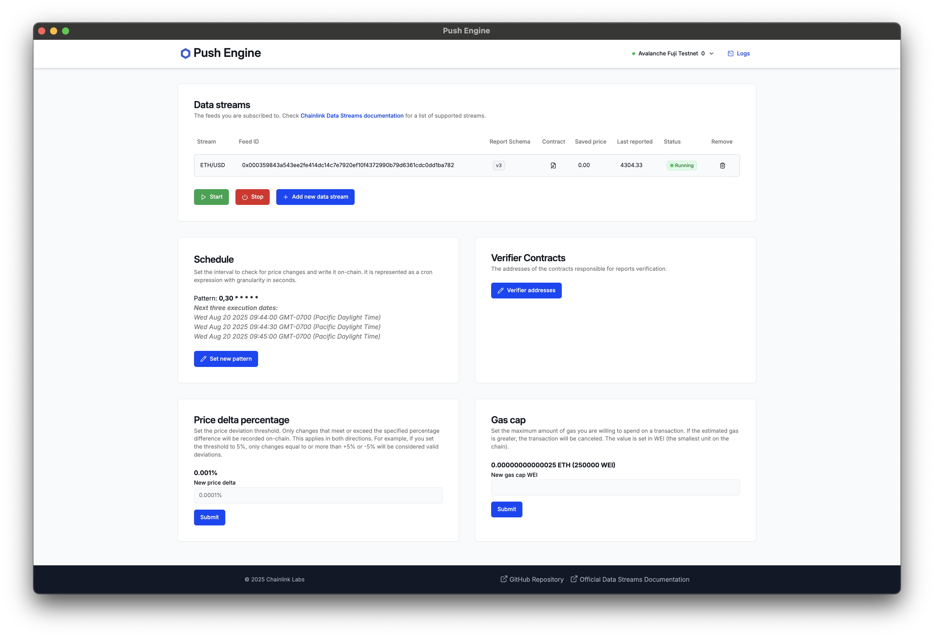 The Push Engine home page